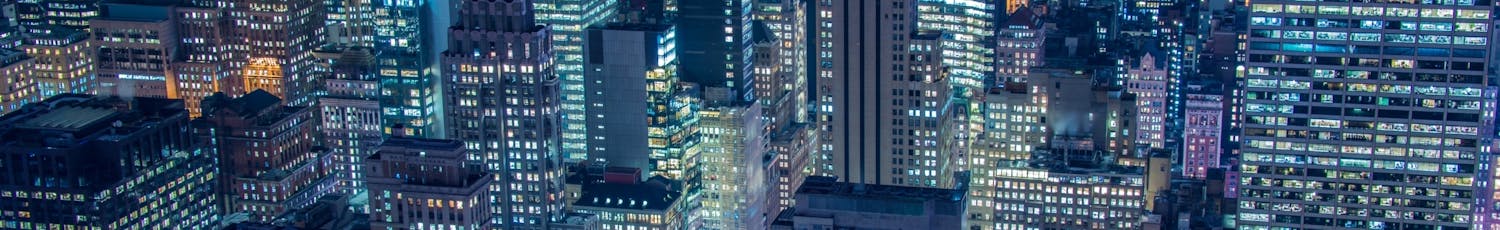 Kveldsbilde fra New York.